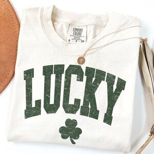 St Patricks Day Lucky Clover T-Shirt Comfort Colors® Tee Irish Shenanigans Shirt
